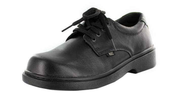 V717-RSTROBE-BLACK-9-193995-00 ROC SHOES Girl's STROBE School Black Shoe 9US - Image 1
