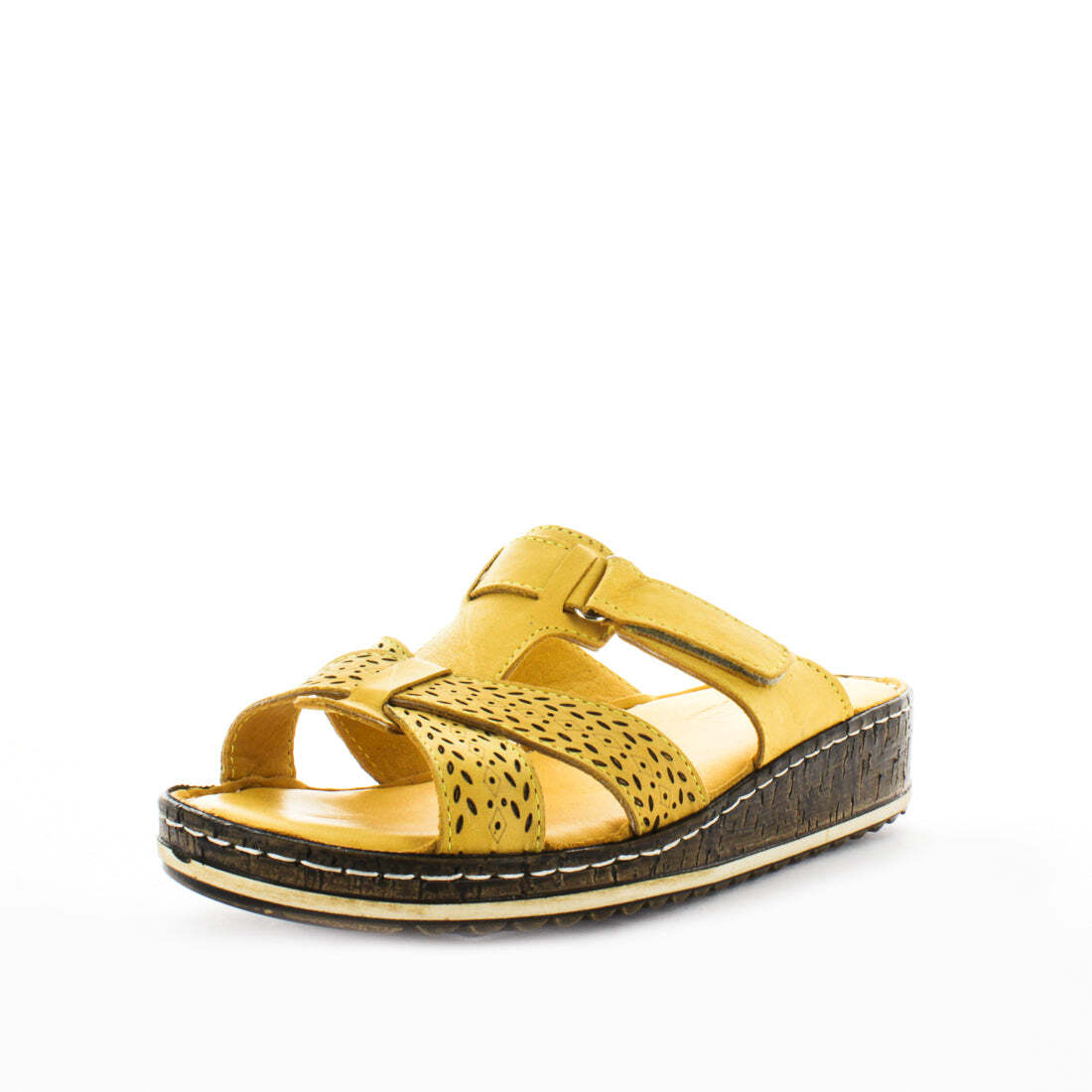 V717-STBANDREA-MUSTARD-38-193025-00 SOFT TREAD ALLINO Women's BANDREA Loafers / Slip ons Mustard Shoe 38EU - Image 1