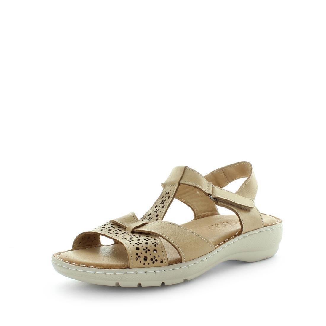 V717-STBORA-BEIGE-42-193515-00 SOFT TREAD ALLINO Women's BORA Sandals Beige Shoe 42EU - Image 1