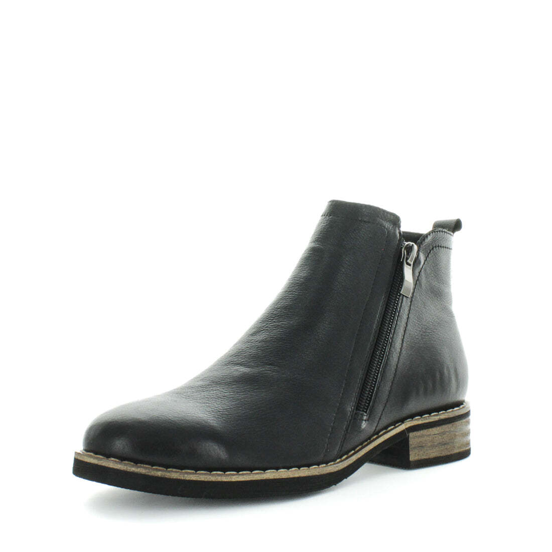 V717-STBUTINA-BLACK-38-192354-00 SOFT TREAD ALLINO Women's BUTINA Loafers / Slip ons Black Shoe 38EU - Image 1