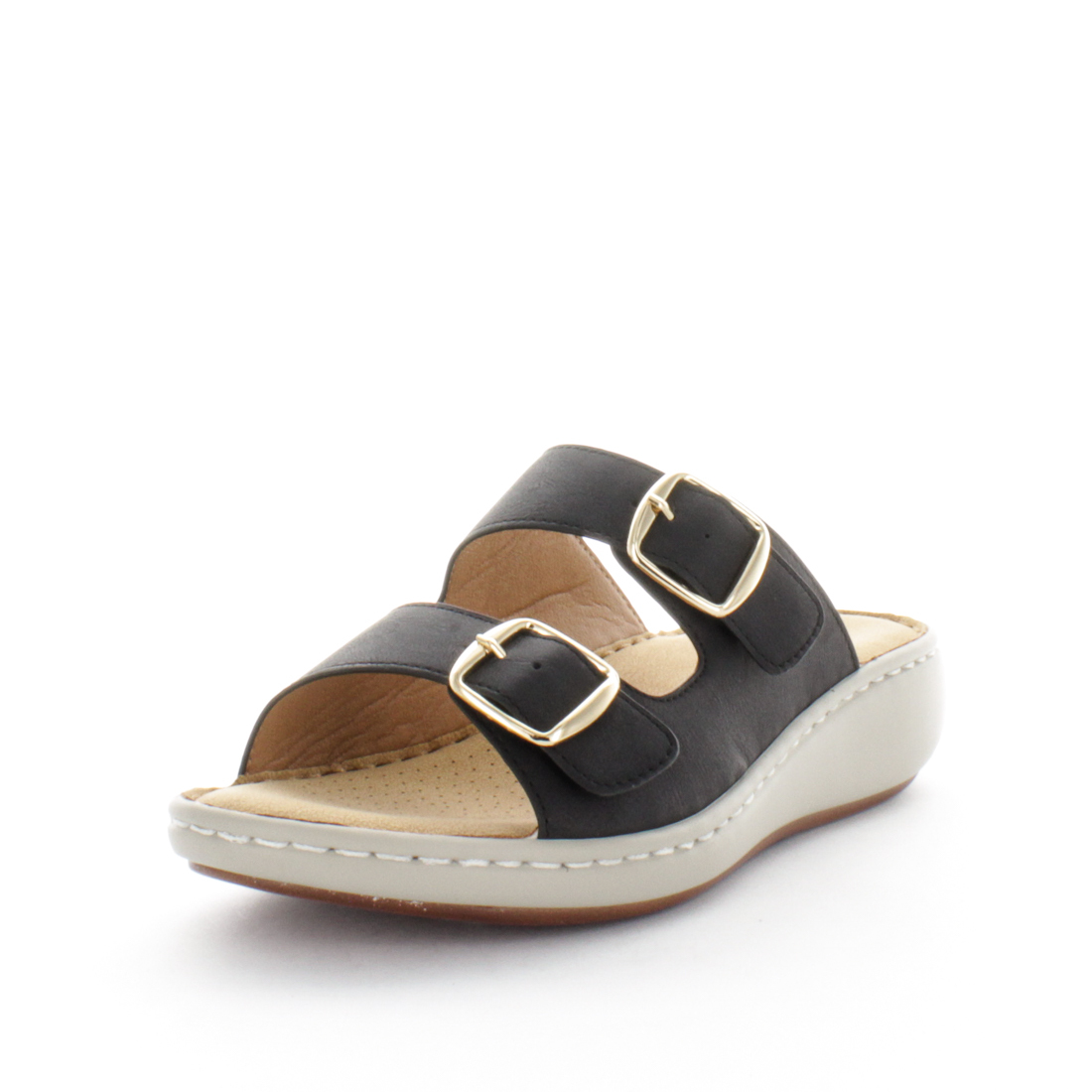 V717-WSANDA-BLACK-38-194145-00 WILDE Women's SANDA Sandals Black Shoe 38EU - Image 1