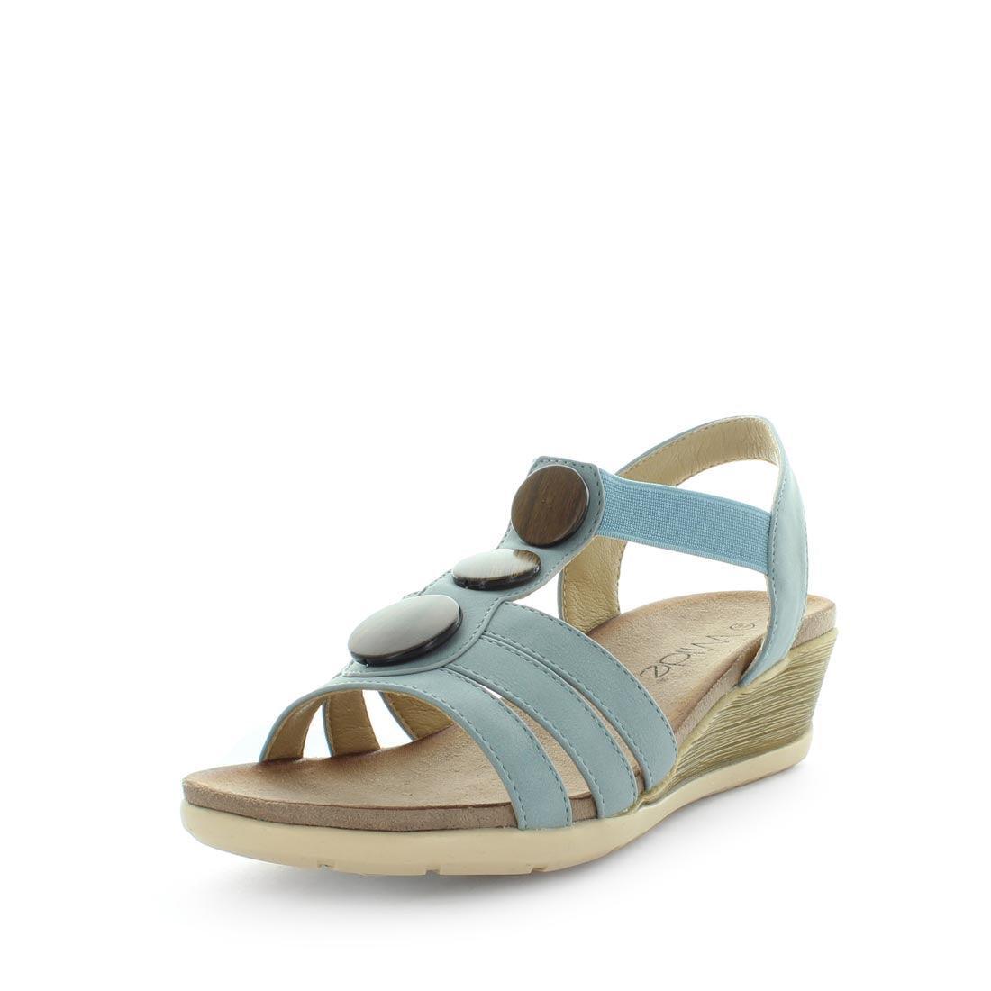 V717-WSAURA-BLUE-37-192858-00 WILDE Women's SAURA Sandals Blue Shoe 37EU - Image 1