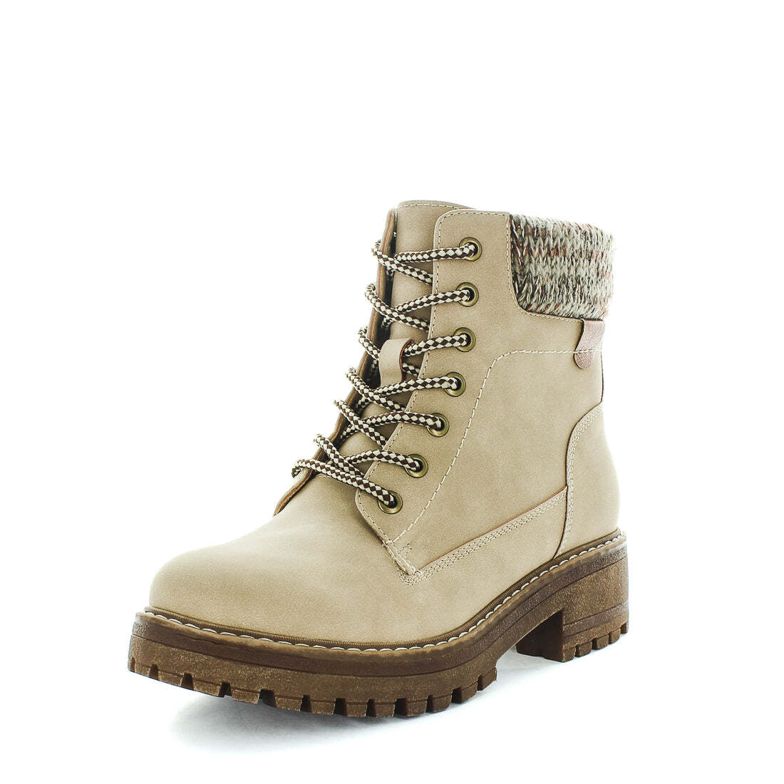 V717-WSNUGGLE-BEIGEMICRO-38-192711-00 WILDE Women's SNUGGLE Boots Beige Micro Shoe 38EU - Image 1