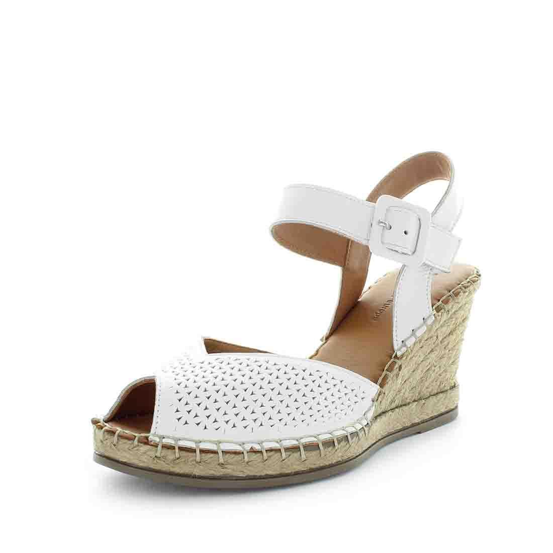 V717-ZHANYA-WHITE-39-194662-00 ZOLA Women's HANYA Wedges White Shoe 39EU - Image 1