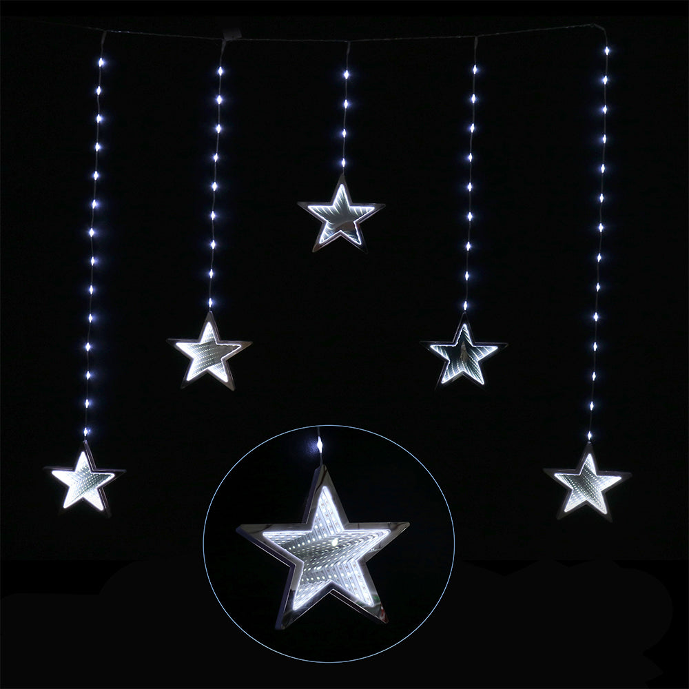 V720-XL1348WW-200140-04 LED Infinity Stars Curtain Lights avaiable in 2 Colors - Warm White - Image 1