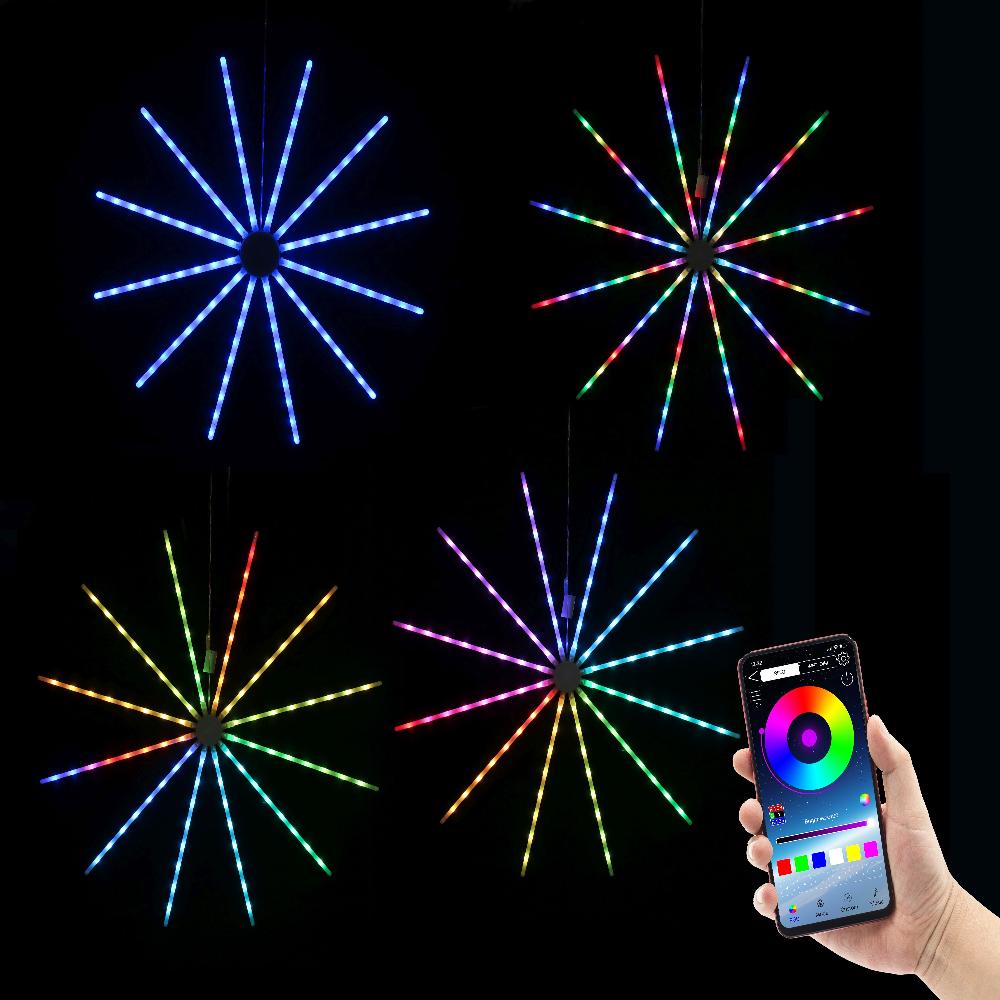 V720-XL1401-200276-00 App Controlled LED Lightshow Spinner 60cm - Image 1