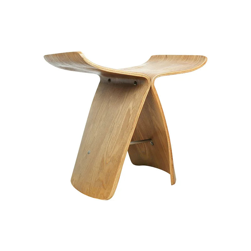 V728-1005005647818375-C-189401-00 NNEOBA Creative Wood Butterfly Stool - Image 1