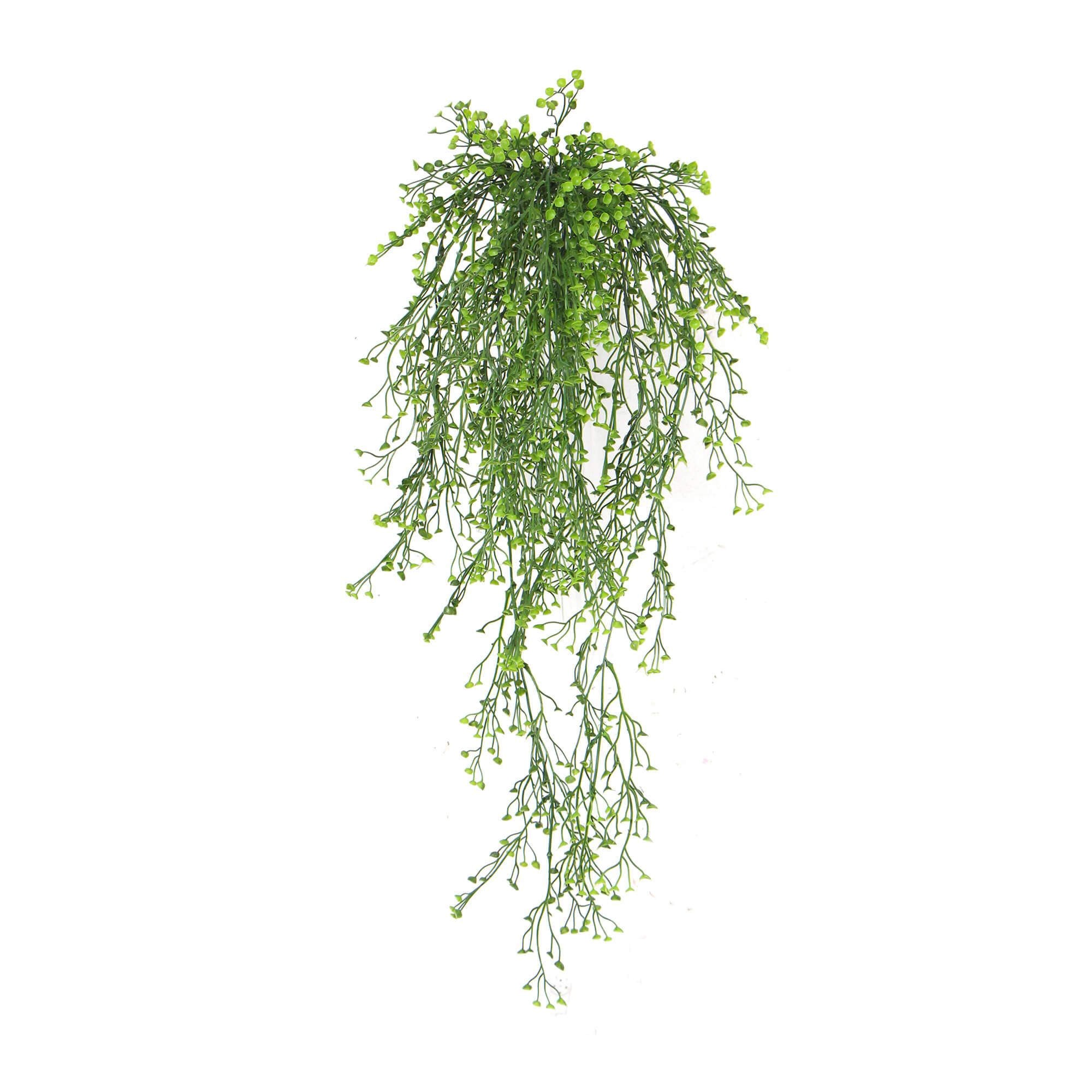 V77-1179502BG_1179502BG_1_1 Artificial Hanging Plant (Natural Green) UV Resistant 90cm - Image 1