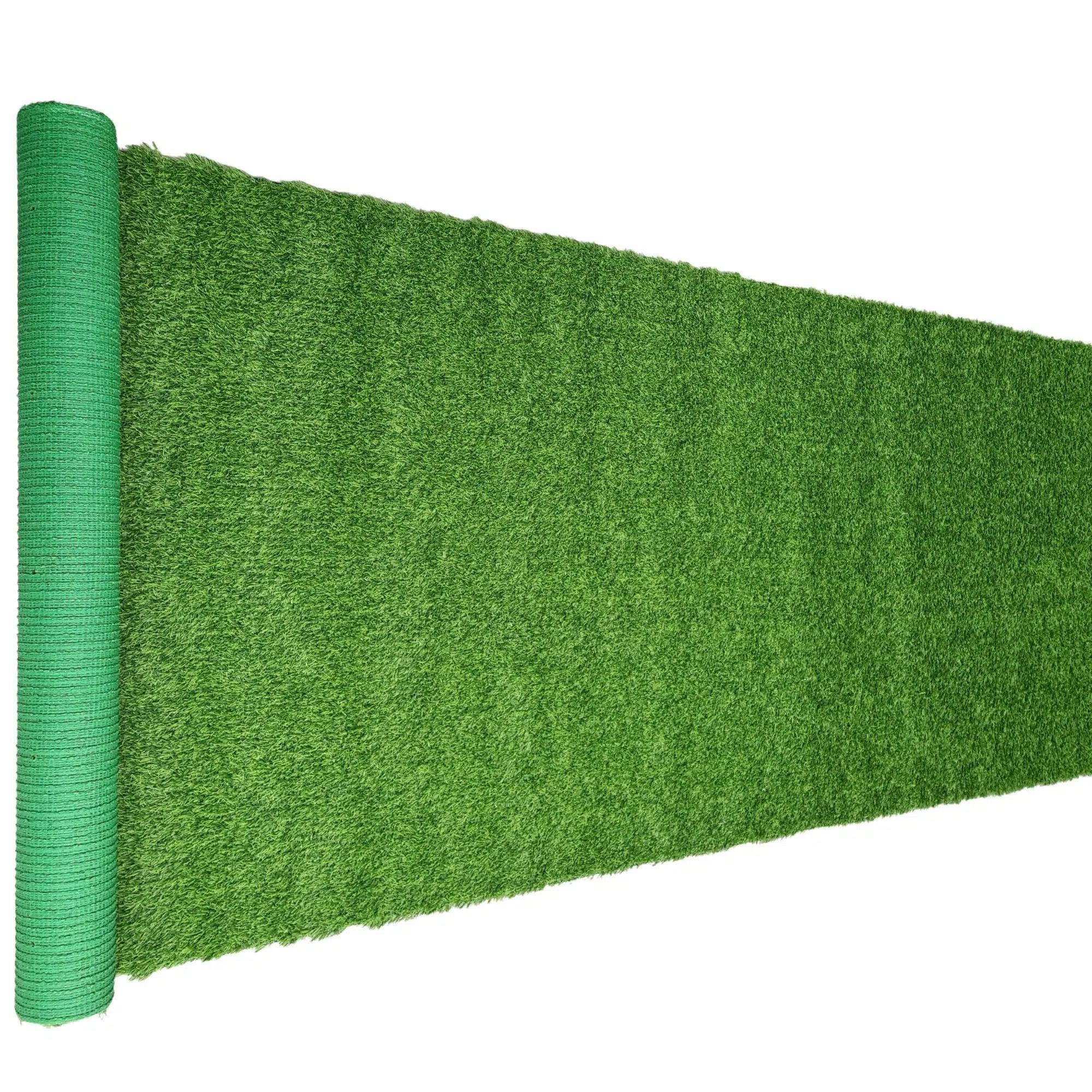 xr:d:DAEkD59r8M8:130,j:45265112326,t:23041602 Landscape Series Artificial Grass Roll (Synthetic Grass DIY Turf) Green Backing 3m X 1m - Image 1