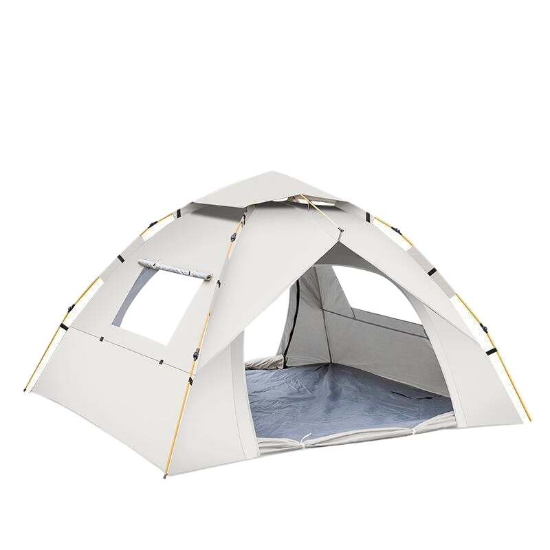 V888-ELOSUNG032-200000-00 Single-story Tent with Two Doors and Two Windows - Small Size (200X150X125cm) for Camping Enthusiasts. - Image 1