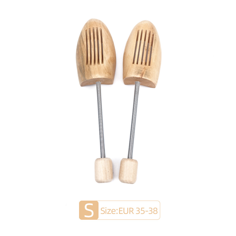 V888-ELOSUNG10007-203143-00 Small Wooden Spring Shoe Tree Stretcher, Size EUR 35-38 (One pair) - Image 1