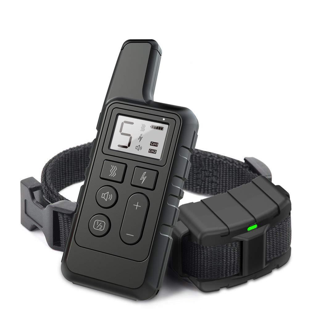 V888-ELOSUNG10128-204128-00 Wireless Dog Training Collar with Remote -500-Yard Range,Waterproof,Rechargeable,Adjustable for Small and Large Dogs - Image 1