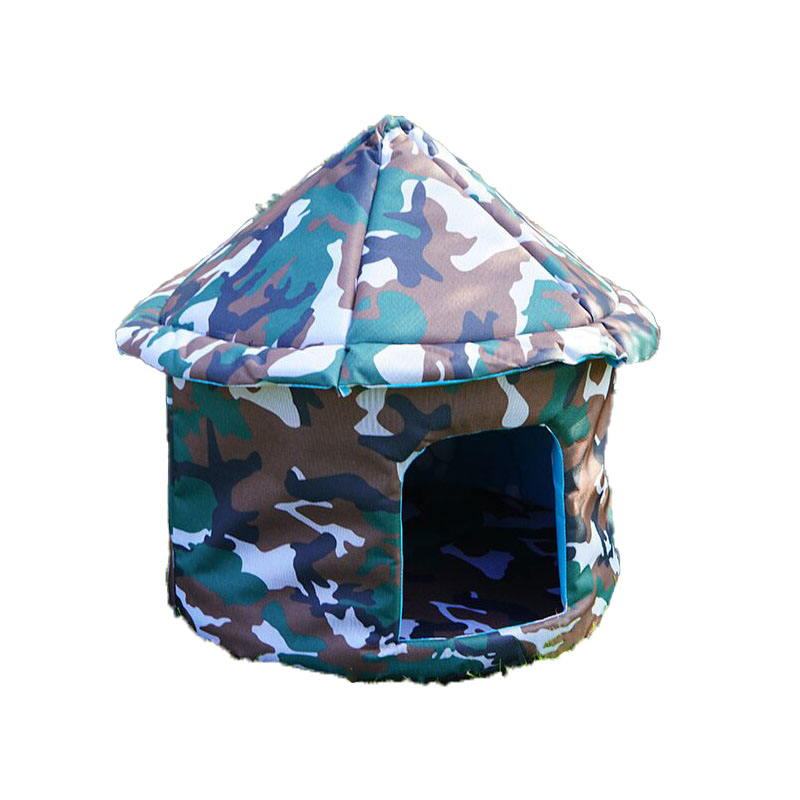 V888-ELOSUNG10213-205330-00 Outdoor Waterproof Cat House - Insulated, Weatherproof, Warm Shelter for Cats, Ideal for Winter Protection, Size: M 40*41cm - Image 1