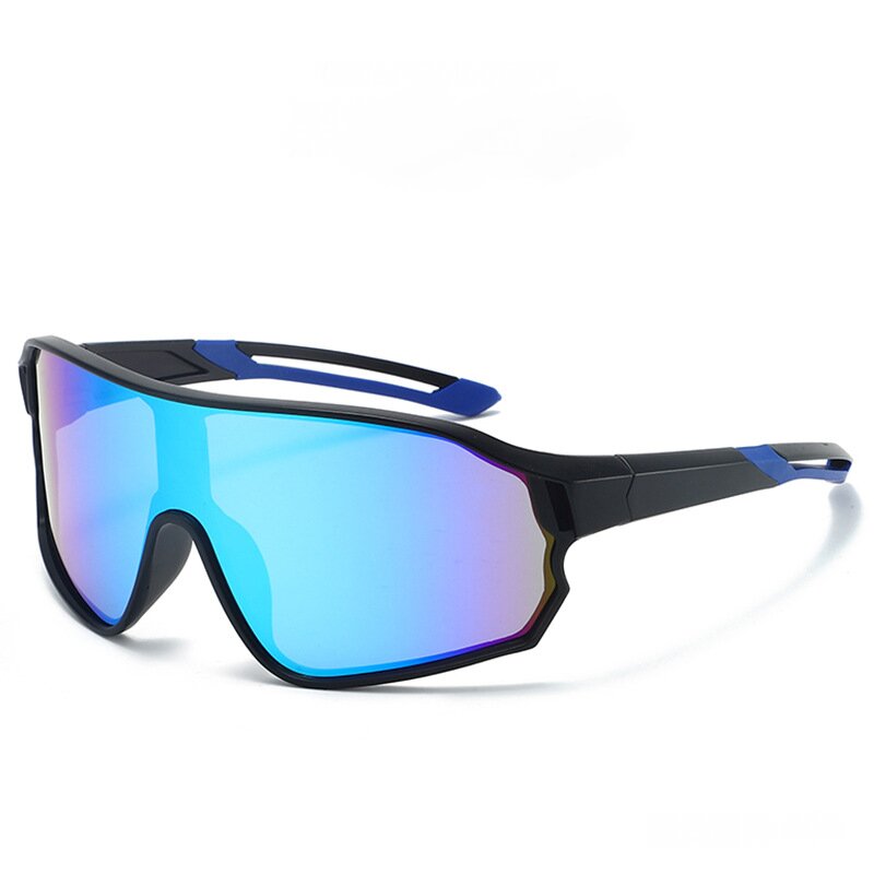 V888-ELOSUNG10579-205539-00 Fashionable Sports Sunglasses with Colorful Mirror Lenses - UV400 Protection for Cycling & Outdoor Activities blue - Image 1
