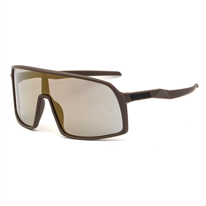 V888-ELOSUNG10633-205759-00 Cycling Sunglasses: Conquer the Road with Style and Protection coffee colors - Image 1