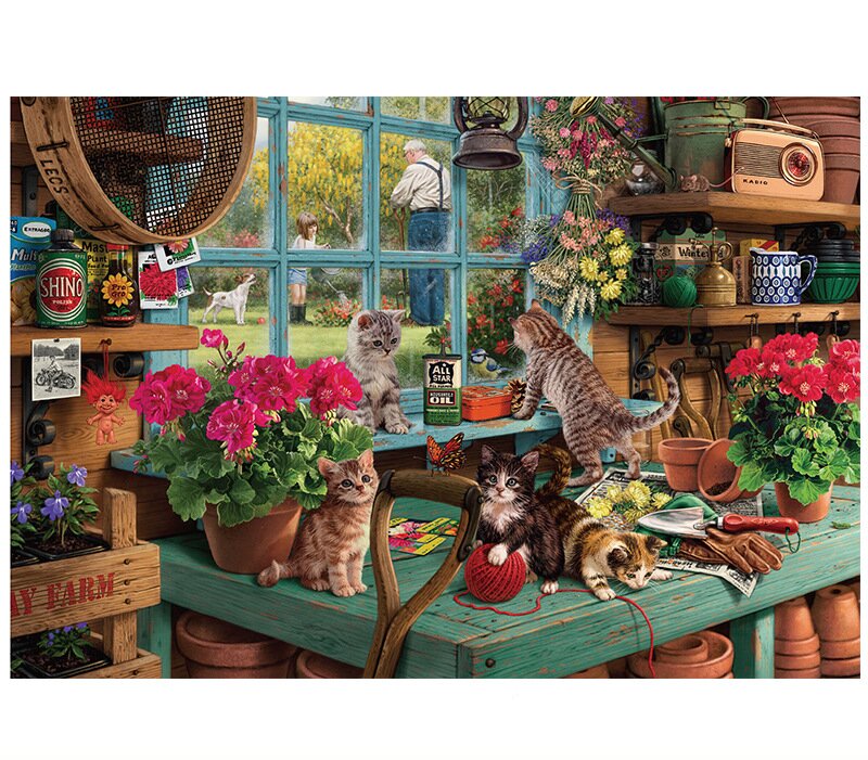 V888-ELOSUNG11176-206980-00 150-Piece Miniature Art Puzzle in Tube - Collectible Portable Puzzle for Art Lovers 10*15cm - Image 1