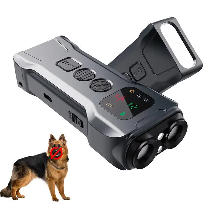 V888-ELOSUNG11623-209596-00 P9 Ultrasonic Dog Repellent Device - Dual-Mode Flashlight and Ultrasonic Dog Deterrent - Image 1