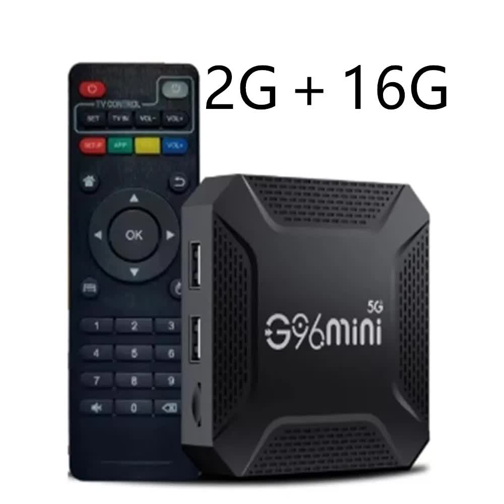 V888-ELOSUNG11871-210135-00 G96mini 5G Android TV Box - RK3228 Processor, 8K HD, Android 13.0, WiFi 5, Smart TV Box(2G+16G) - Image 1