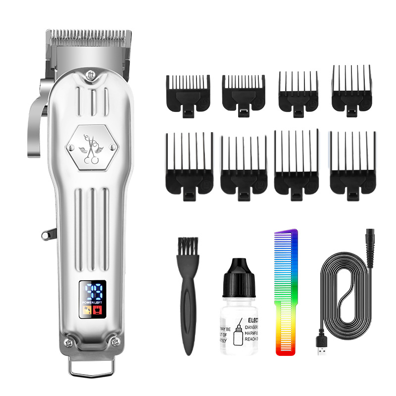 V888-ELOSUNG11909-210511-00 Professional Hair Clippers Cordless Trimmer Beard Cutting Machine Barber Best Gift - Image 1