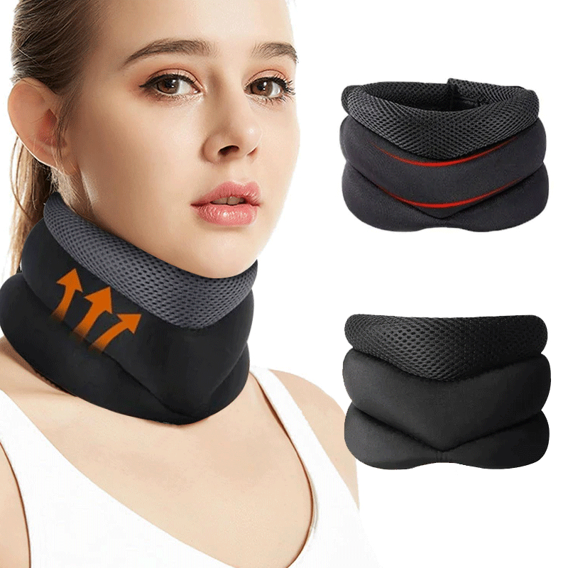 V888-ELOSUNG12615-213684-00 Adjustable Neck Brace with V-Shape Design – Cervical Spine Support for Pain Relief and Posture Correction - Image 1