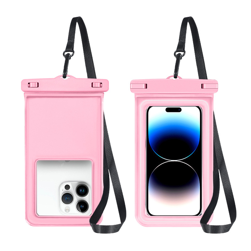 V888-ELOSUNG12825-213630-00 Pink Floating Waterproof Phone Pouch - Secure and Durable - Image 1