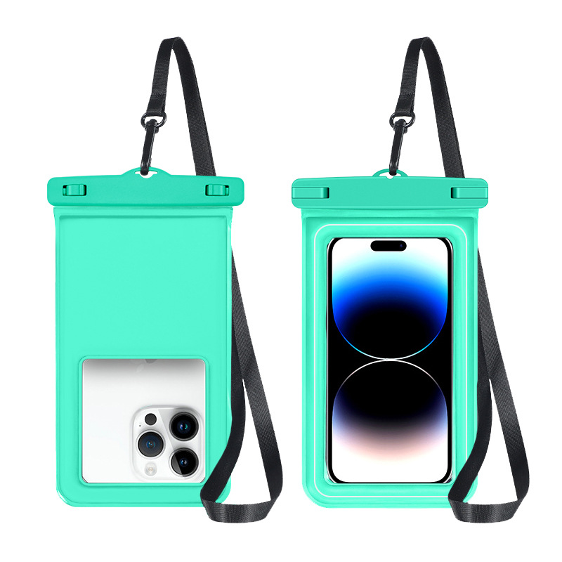 V888-ELOSUNG12826-213629-00 Green Floating Waterproof Phone Pouch - Secure and Durable - Image 1