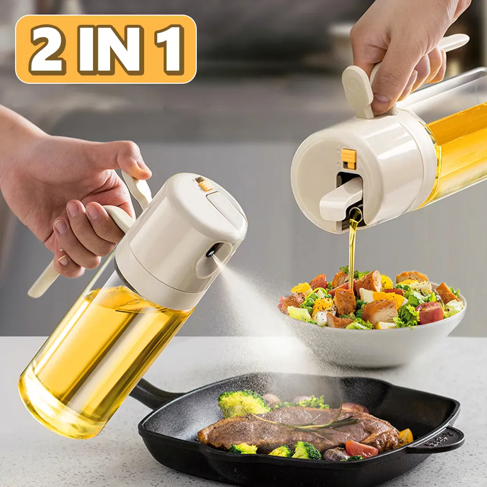 V888-ELOSUNG15250-212603-00 550ml Oil Sprayer and Pourer Bottle - Dual Function for Cooking - Image 1