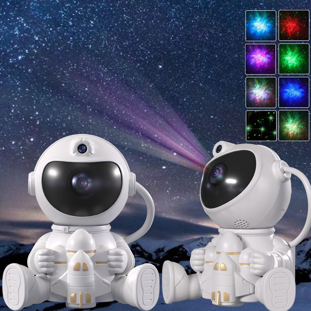 V888-ELOSUNG15433-213676-00 Astronaut Galaxy Projector Night Light with Remote Control(space shuttle) - Image 1