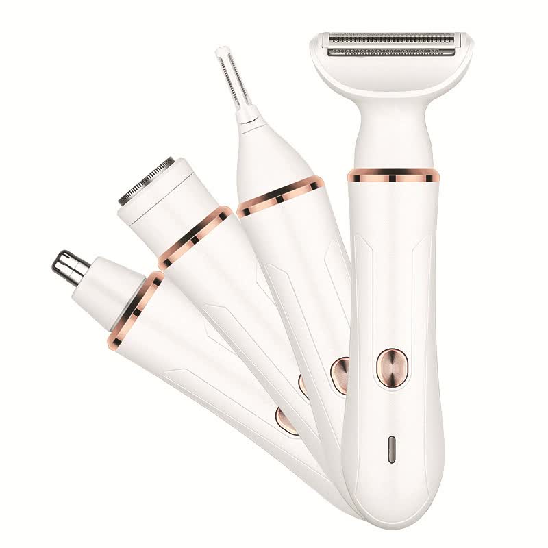 V888-ELOSUNG15613-214463-00 4-in-1 Electric Lady Shaver Kit - Rechargeable and Portable Grooming Solution - Image 1