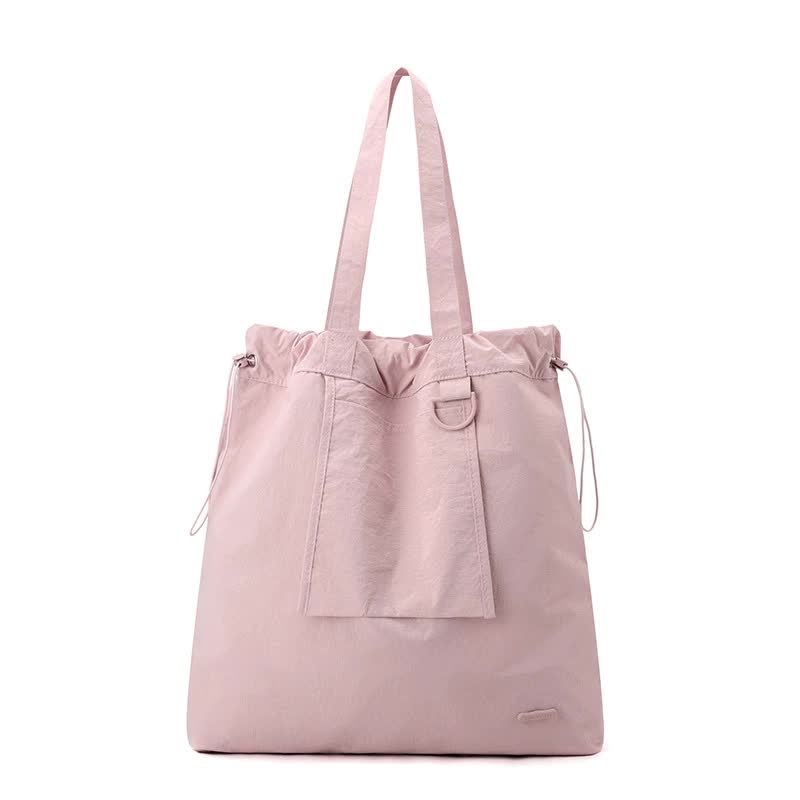 V888-ELOSUNG15796-216226-00 Pink Large Capacity Tote Bag - Lightweight Single Shoulder Bag for Commute, Casual Outings, and Shopping - Image 1