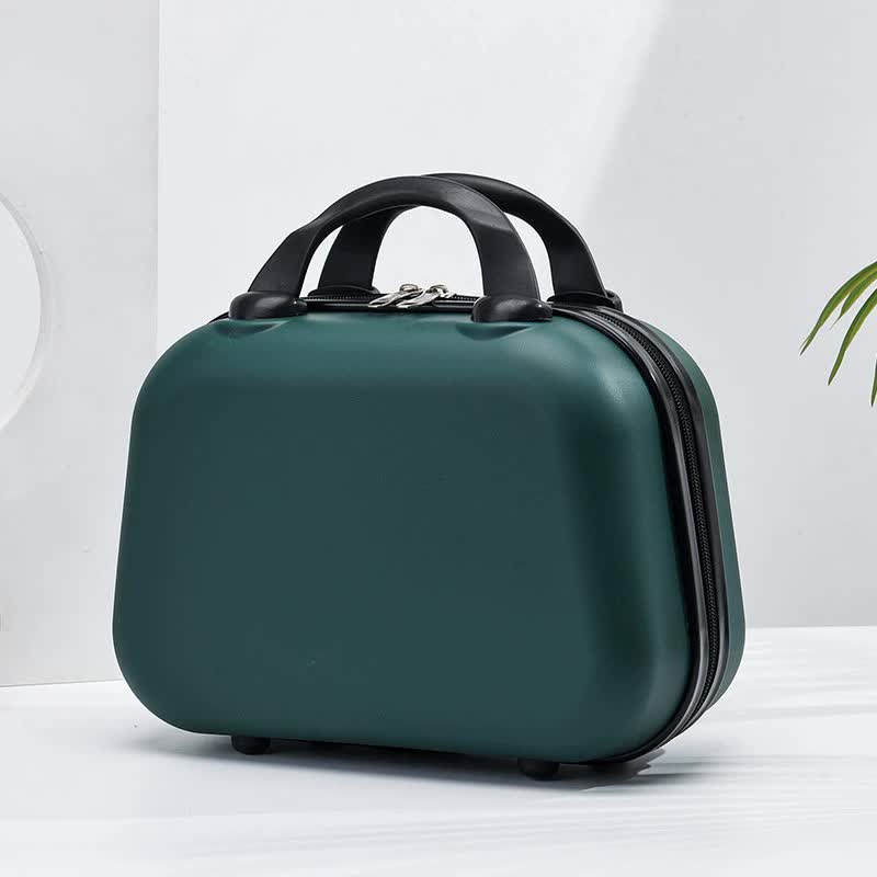 V888-ELOSUNG15995-218450-00 Green Handheld Makeup Organizer - Compact and Portable Cosmetic Storage Case with Multiple Color Options - Image 1