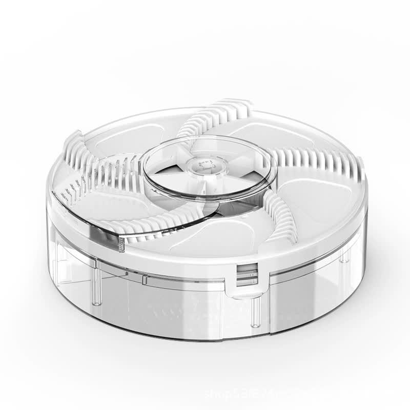 V888-ELOSUNG16170-215164-00 White Electric Rotating Fly Trap - 360 Degree Efficient Insect Catcher for Indoor Use - Image 1