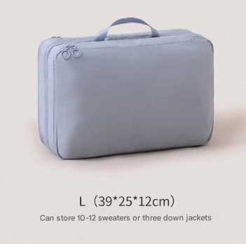 V888-ELOSUNG16634-216843-00 Blue Big Size Multifunctional Compact Travel Organizer Bag Stores 6-8 Essentials for Easy Access - Image 1