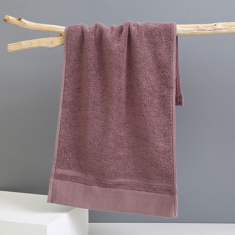 V888-ELOSUNG16774-223365-00 Red Brown Luxury 100% Cotton Face Towel Set - 3-Piece Thick & Absorbent Towels - Image 1