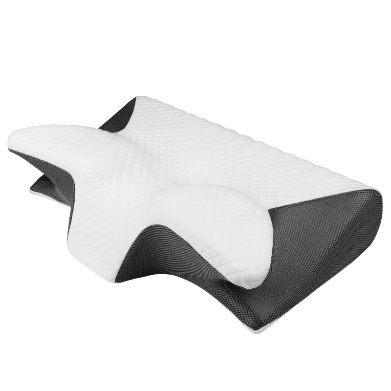 V888-ELOSUNG16815-224339-00 Ergonomic Memory Foam Pillow - Orthopedic Contour Pillow for Neck & Shoulder Support (61x43x13cm) - Image 1