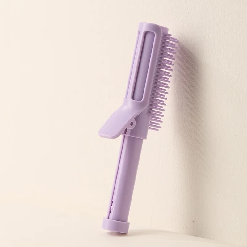 V888-ELOSUNG17083-214656-00 3-pack Purple Portable Hairstyle Brush for Root Volume - Multifunction Hair Styling Tool - Image 1