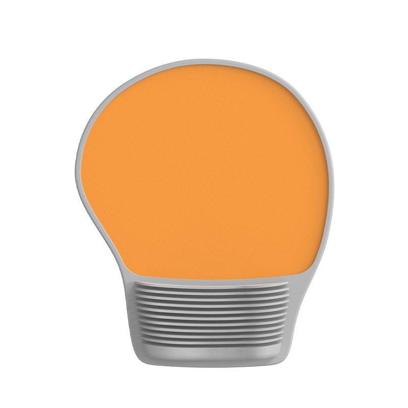 V888-ELOSUNG17126-214379-00 Orange Ergonomic Silicone Mouse Wrist Rest Pad - Comfortable Hand Support for Keyboard and Mouse - Image 1