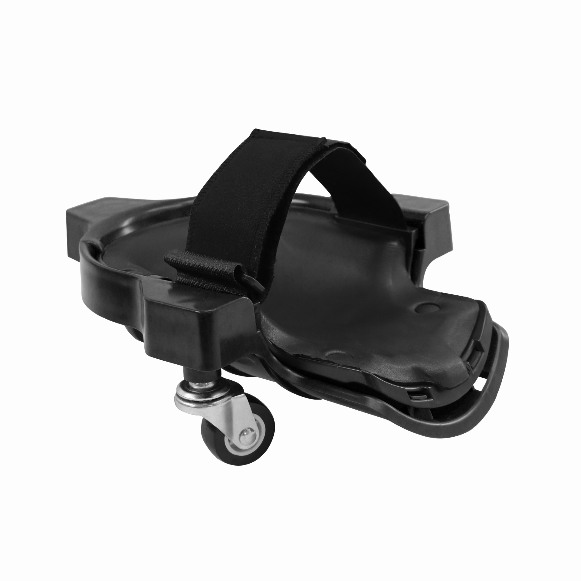 V888-ELOSUNG17567-216381-00 1 Pair Set Black Multi-Function Knee Pads with Swivel Wheels for Comfortable Knee Protection - Ideal for Construction, Tiling, Woodworking & More - Image 1