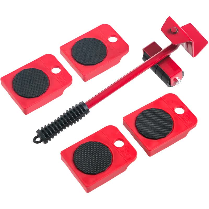 V888-ELOSUNG17625-216930-00 2 Pcs Red Heavy Duty Furniture Moving System, Sliding Dolly Tools for Easy Transport of Appliances, Furniture, and Heavy Objects - Image 1