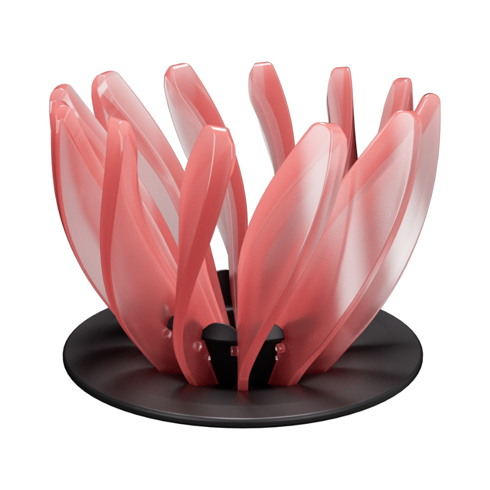 V888-ELOSUNG18143-202504171745-00 V60 Pour Over Coffee Dripper - Heat Resistant Brew Filter Cone - Pink(Black Base) - Image 1