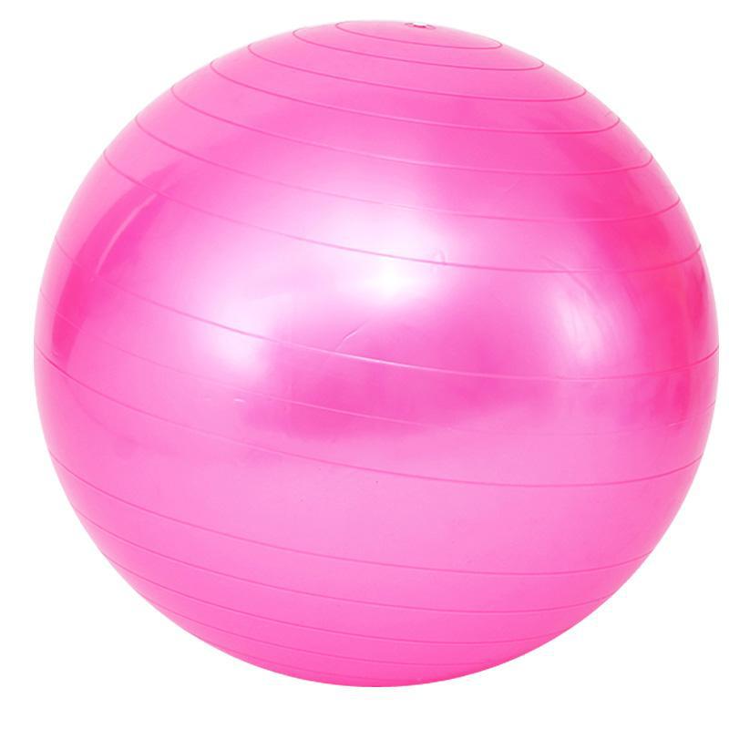 V888-ELOSUNG19059-226045-00 Pink 65cm Anti-Burst Yoga Exercise Ball for Pilates & Core Strength - Image 1