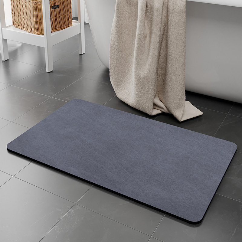 V888-ELOSUNG20622-202502261707-00 Blue Quick-Dry Absorbent Non-Slip Bath Rug for Bathroom, Kitchen & Entryway 45x70cm - Image 1