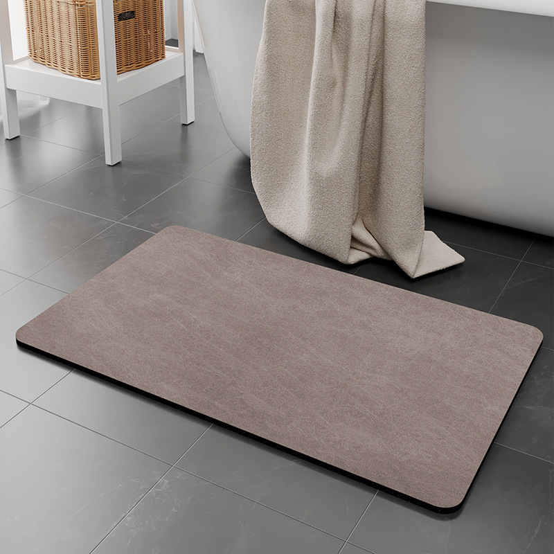 V888-ELOSUNG20626-202502261708-00 Brown Quick-Dry Absorbent Non-Slip Bath Rug for Bathroom, Kitchen & Entryway 45x70cm - Image 1