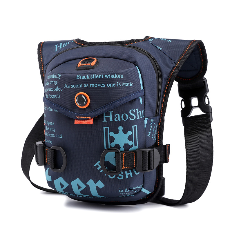 V888-ELOSUNG21539-202503041231-00 Blue Rugged Polyester Waist Pack - Stylish, Multi-Compartment Crossbody Bag for Outdoor Adventures - Image 1