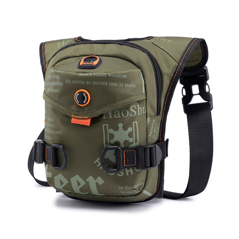 V888-ELOSUNG21540-202503041231-00 Green Rugged Polyester Waist Pack - Stylish, Multi-Compartment Crossbody Bag for Outdoor Adventures - Image 1