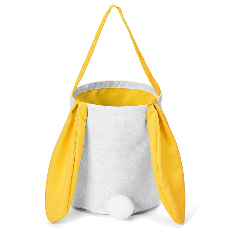 V888-ELOSUNG21587-202503071435-00 Yellow Adorable Easter Bunny Ear Tote Bag - Stylish Rabbit-Themed Candy Bag - Image 1