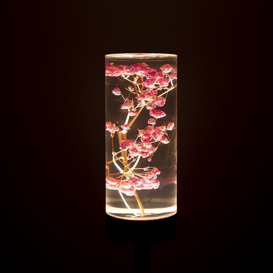 V888-ELOSUNG21685-202503111132-00 Gypsophila Paniculata Eternal Flower Acrylic Table Lamp - Color-Changing LED, USB Rechargeable, Touch Control - Image 1