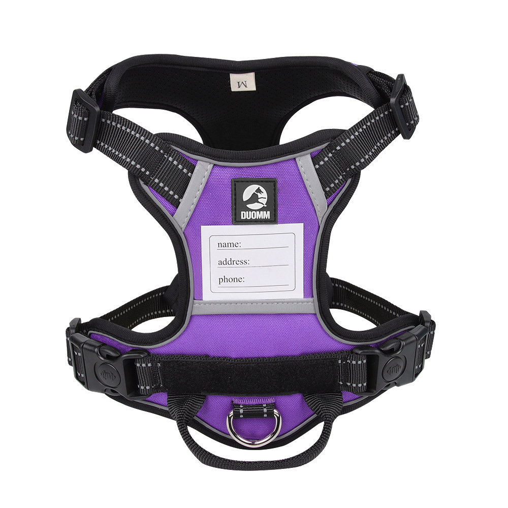 V888-ELOSUNG21877-202503131516-00 Size S Purple Reflective No-Pull Dog Harness - Adjustable & Durable for Large Breeds, Anti-Escape Design - Image 1
