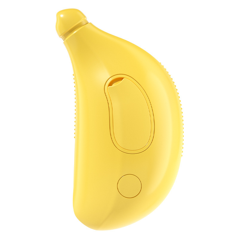 V888-ELOSUNG22072-202503141207-00 2 PCS Yellow Banana Electric Pet Brush | One-Click Spray, Massage, & Hair Removal - Image 1