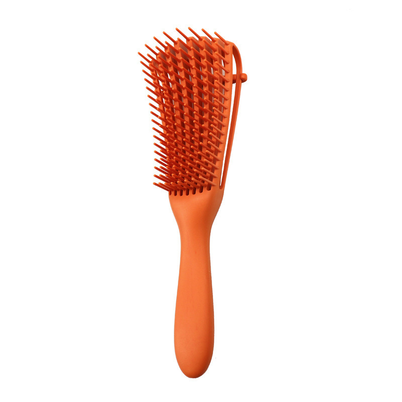 V888-ELOSUNG22745-202504011225-00 3 - pcs Orange Detangling Brush - Octopus Design for Effortless Hair Care - Image 1